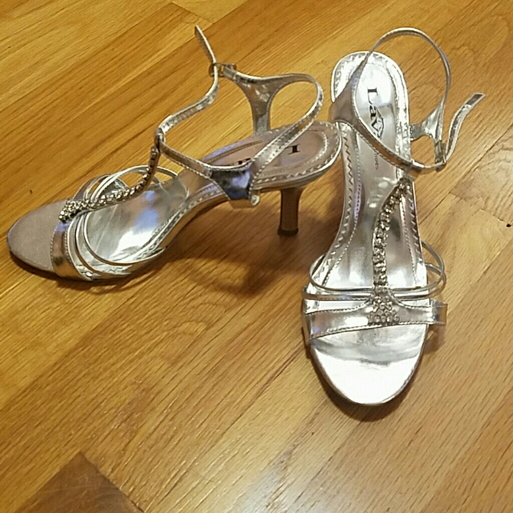 Rhinestone embellished Lava heels